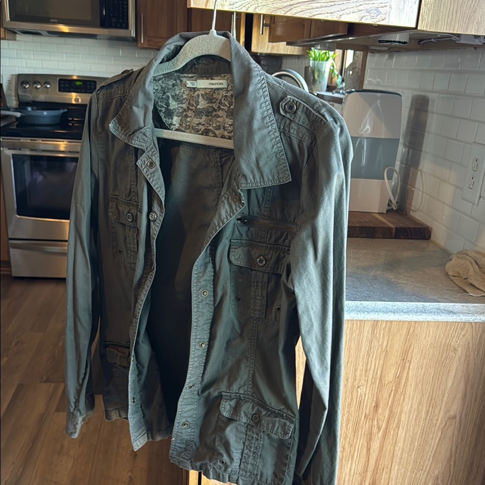 Maurices Olive Utility Jacket